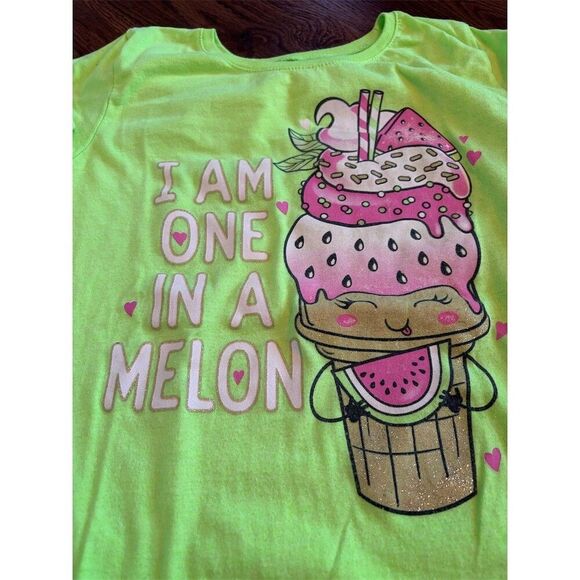 The Children's Place Girls T-Shirts Size L (10/12) Mermaid Watermelon - Picture 2 of 9